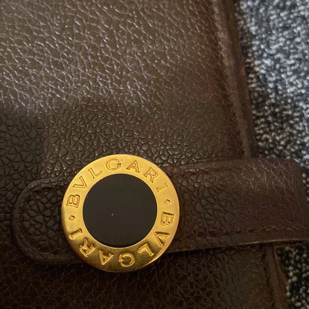 Bulgari Brown Leather Wallet - Picture 2 of 5